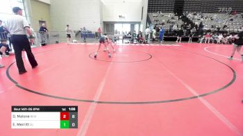 81 lbs Rr Rnd 5 - Dane Malone, Revival Green vs Elijah Merritt, Georgia United