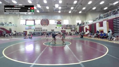 110 lbs Champ. Round 2 - Jessica Aldershof, Mt. Home vs Maliyah Garcia, New Plymouth