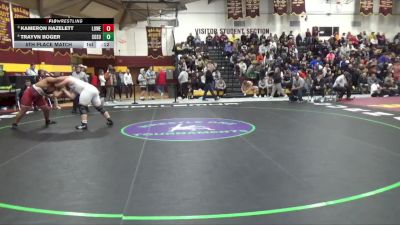 285 lbs 5th Place Match - Kameron Hazelett, Lowell vs Trayvn Boger, South Summit