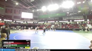 195 lbs Cons. Round 2 - Jaron Moore, Mountain View vs Stockton Nelson, Mountain View