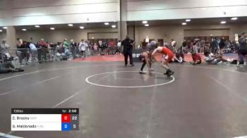 138 lbs Semifinal - Cole Brooks, OKRTC vs Gianni Maldonado, Florida Pride Black