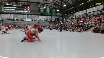 151-157 lbs Champ. Round 1 - Gage Rusher, Unattached vs Chase Mccluskey, Harper Hawks