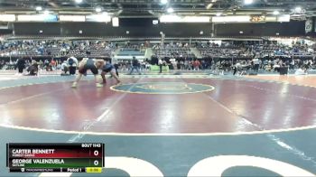 215 lbs Cons. Round 3 - George Valenzuela, Skyline vs Carter Bennett, Forest Grove