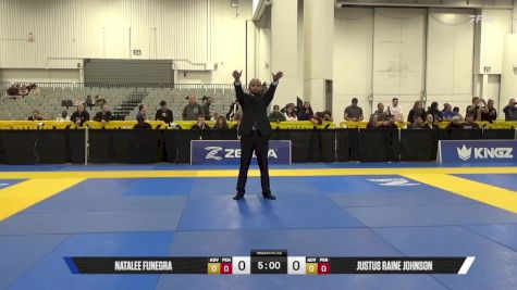 JUSTUS RAINE JOHNSON vs NATALEE FUNEGRA 2025 World IBJJF Jiu-Jitsu No-Gi Championship