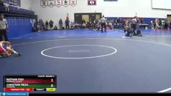 113 lbs Champ. Round 2 - Christian Meza, Sheridan vs Nathan Fish, Niobrara County