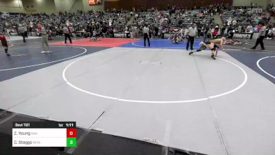 137 lbs Quarterfinal - Zachary Young, Swamp Monsters WC vs Cael Staggs, Nevada Elite