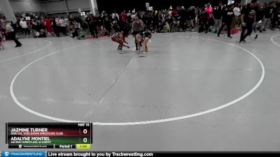 110 lbs Cons. Round 5 - Jazmine Turner, Nor Cal Take Down Wrestling Club vs Adalyne Montiel, Ascend Wrestling Academy