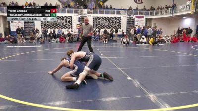 133 lbs Consy 8 - Erik Carlile, Penns Valley vs Lukas Littleton Mascaro, Malvern Prep