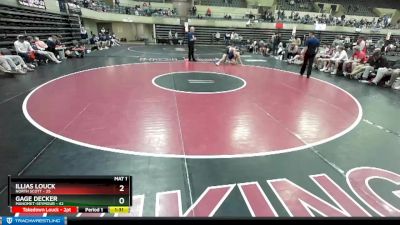 152 lbs Round 2 (4 Team) - Gage Decker, Mahomet-Seymour vs Illias Louck, North Scott