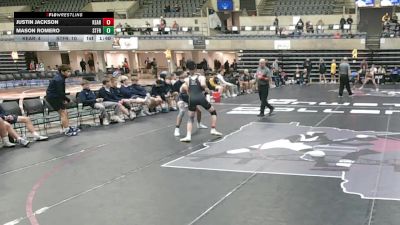 139 lbs Round 5 (6 Team) - Justin Jackson, Kearney, MO vs Mason Romero, Saint Francis, MN