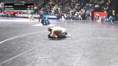 157 lbs Consi Of 32 #2 - Kai O'Dell, Appalachian State vs Logan Fite, Duke