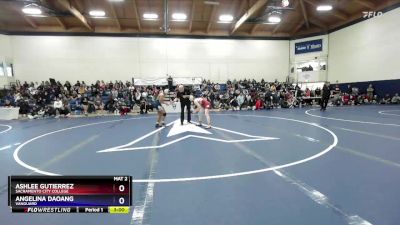 131 lbs Cons. Round 1 - Angelina Daoang, Vanguard vs Ashlee Gutierrez, Sacramento City College