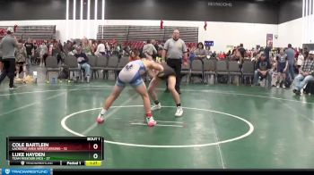 159 lbs Round 1 (8 Team) - Luke Hayden, Team Missouri (MO) vs Cole Bartlein, LaCrosse Area Wrestlers(WI)