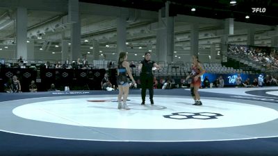 57 kg Champ. Rd Of 16 - Amanda Martinez, Cardinal WC / Titan Mercury Wrestling Club vs Rose Kaplan, Warrior Regional Training Center