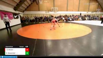 130 lbs Quarterfinal - Arianna Brown, Tillamook vs Reine Bissember, La Pine