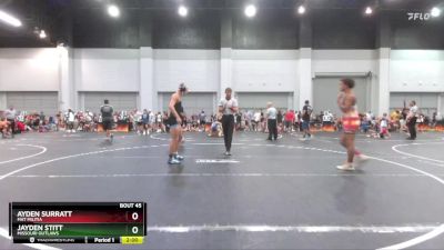 141 lbs Cons. Round 3 - Jayden Stitt, Missouri Outlaws vs Ayden Surratt, Mat Militia