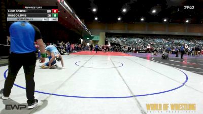 200 lbs Semifinal - Luke Borelli, Dethrone vs Rosco Lewis, Shelton Wrestling Academy