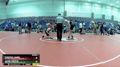 160 lbs Round 4 (6 Team) - Jacob Lightle, Noblesville Wrestling Club vs Tymothy James, Red Devil Pride Elite Wrestling