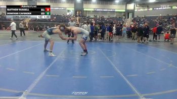 184 lbs Cons. Round 2 - Donovan Cavender, Montreat College vs Matthew Russell, Williams Baptist