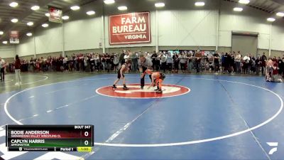53 lbs Cons. Round 5 - Bodie Anderson, Shenandoah Valley Wrestling Cl vs Caplyn Harris, Appomattox