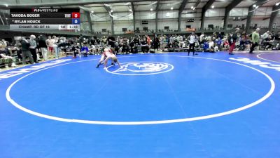 144 lbs Champ. Rd Of 16 - Takoda Boger, Team Utah vs Rylan Houck