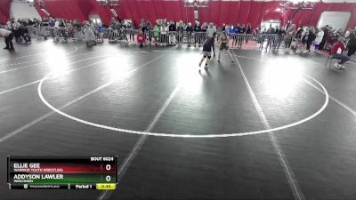 126 lbs Round 1 - Ellie Gee, Warrior Youth Wrestling vs Addyson Lawler, Wisconsin