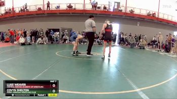113 lbs 7th Place Match - Luke Weaver, Central Indiana Academy Of Wrestling vs Covyn Shelton, Perry Meridian Wrestling Club