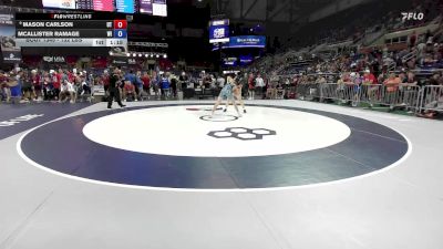 132 lbs Champ. Rd Of 64 - Wyatt Lees, MI vs Billy Weisgerber, WA
