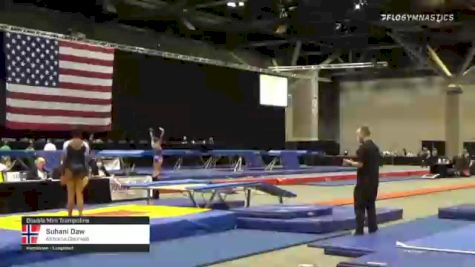 Suhani Daw - Double Mini Trampoline, Airborne Colorado - 2021 USA Gymnastics Championships