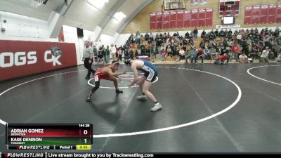 144 2B 3rd Place Match - Adrian Gomez, Brewster vs Kase Denison, Tonasket