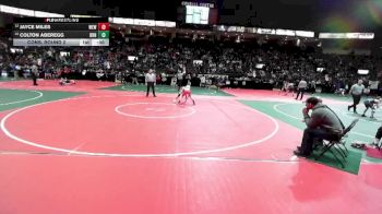 90 lbs Cons. Round 2 - Colton Aberegg, BRN3 vs Jayce Miles, WEWA