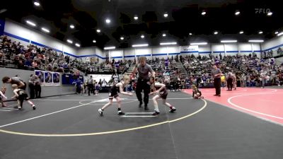 49 lbs Quarterfinal - EvieDale Arrington, Comanche Takedown Club vs Rudy Simunek, Blackwell Wrestling Club