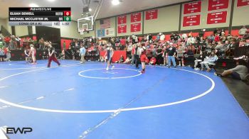 112 lbs Consi Of 8 #2 - Elijah Sewell, Kiefer High School vs Michael McClister Jr., Bartlesville