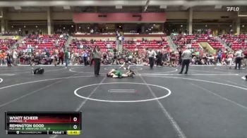 90 lbs Cons. Round 3 - Remington Good, Mulvane Jr. Wrestling Club vs Wyatt Scheer, Brawlers