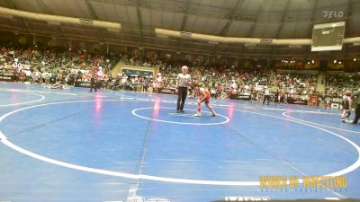 110 lbs Round Of 16 - Jacob Sanchez-Vasquez, Steel City Reloaded vs Jayden Denson, Siouxland Wrestling Academy