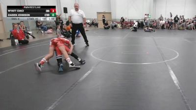 80 lbs Round 1 (8 Team) - Zaiden Johnson, CTWHALE Blue vs Wyatt Ciaci, Savage WA