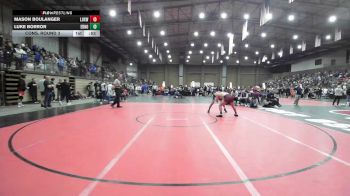157 lbs Cons. Round 3 - Mason Boulanger, Luxemburg-Casco vs Luke Borror, Edmond North