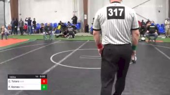 190 lbs Consolation - Cole Totaro, New Milford vs Frankie Romeo, Triumph