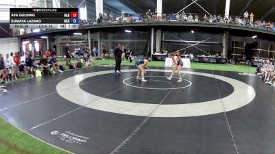 145 lbs Ava Golding, Pennsylvania Blue vs Sumaya Lazaro, California Red