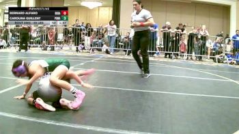 69 lbs Round Of 32 - Bernard Alfaro, Rkda vs Carolina Guillent, Poway Elite