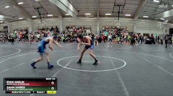 140 lbs Quarterfinal - Davin Harris, JC Brawlers Wrestling Club vs Ryan Anglin, North East Jr Wrestling