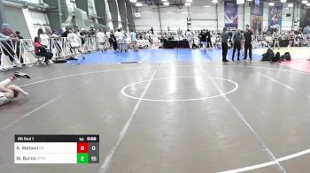 126 lbs Rr Rnd 1 - Asher Watson, Combat Athletics Red vs Wyatt Burns, Attrition Wrestling Gold
