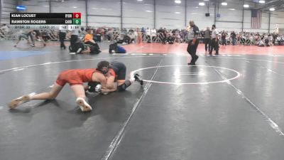 130 lbs Round 4 - 2:15pm Saturday - Rawston Rogers, Cali Red vs Kiah Locust, Backyard Brawlers