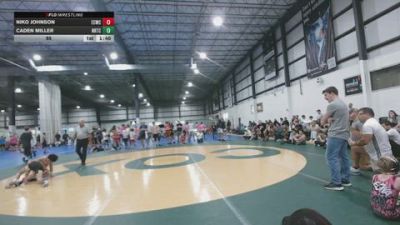 95 lbs Round 1 (3 Team) - Niko Johnson, EASTERN CAROLINA WRESTLING CLUB vs Caden Miller, NOKE RTC