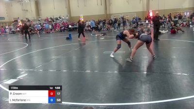 170 lbs Rr Rnd 3 - Petra Croom, Not Plain Jane's - Purple vs Isabella Mcfarlane, RPA Head Hunters