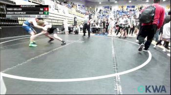 120 lbs Quarterfinal - Theo Gelles, Perry Wrestling Academy vs Uriah Warfield, Huskey Wrestling Club