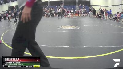 187 lbs Finals (8 Team) - Hunter Macklin, Invictus Wrestling Club vs Jacob Perkins, Wednesday Warriors