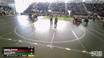 215 lbs Champ. Round 1 - Samuel Thomas, Bishop Gorman vs Elijah Nieves, Green Valley