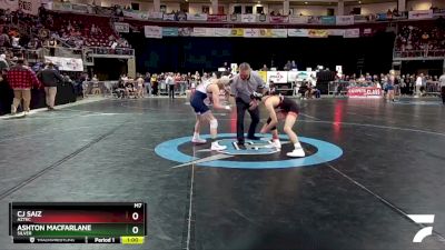 4A 107 lbs Cons. Round 2 - CJ Saiz, Aztec vs Ashton Macfarlane, Silver