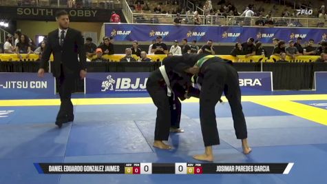 Josimar Paredes Garcia vs Daniel Eduardo Gonzalez Jaimes 2026 Pan Jiu Jitsu IBJJF Championship